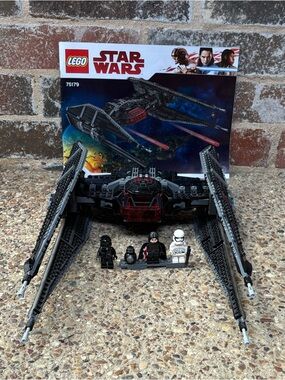 LEGO Star Wars Kylo Ren's TIE Fighter (Set 75179) Complete No Box